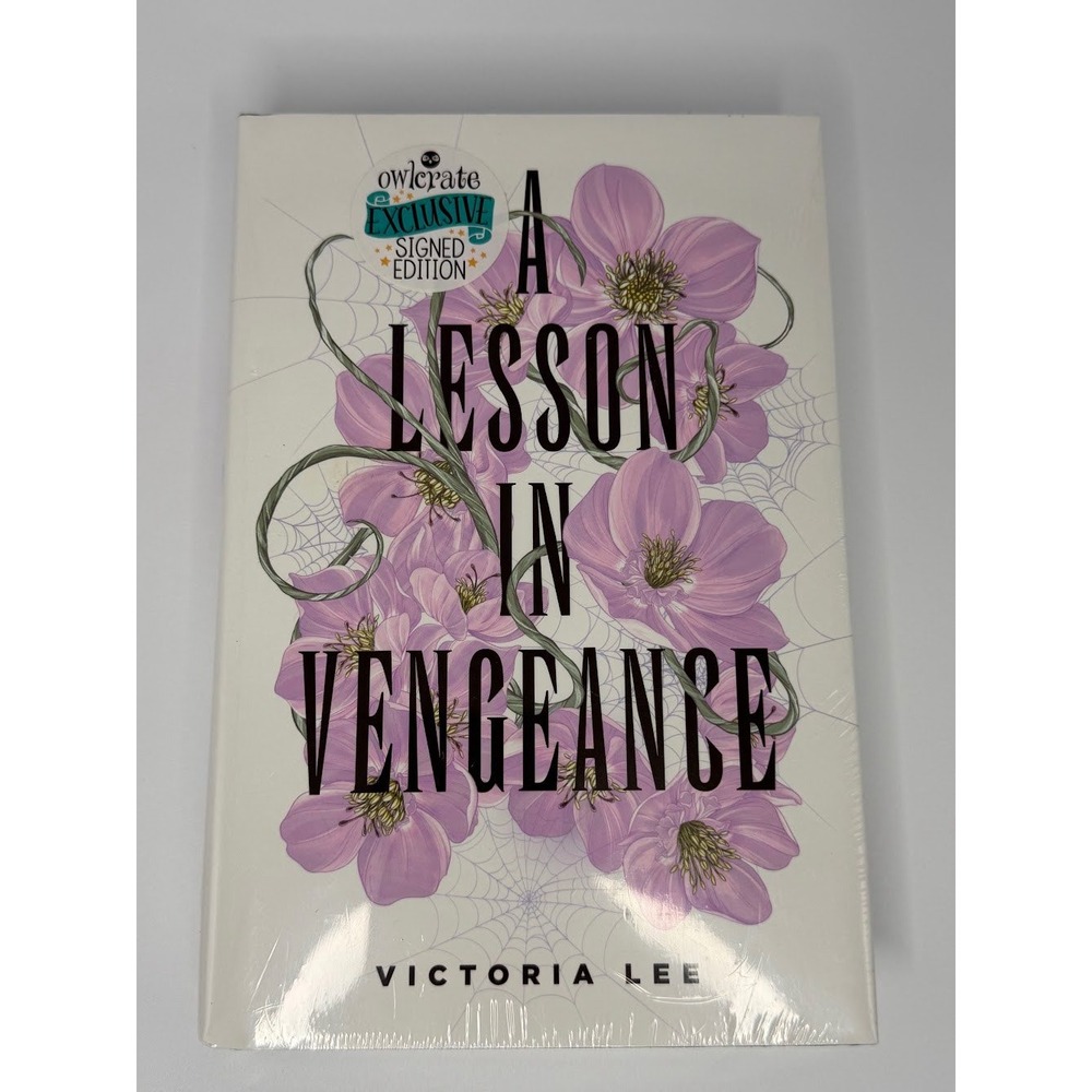 A Lesson in Vengeance Victoria Lee Owlcrate Exclusive Signed Edition Hardcover